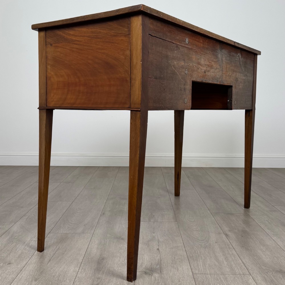 Antique 19th Century Good Quality Writing Table In Mahogany  View IV