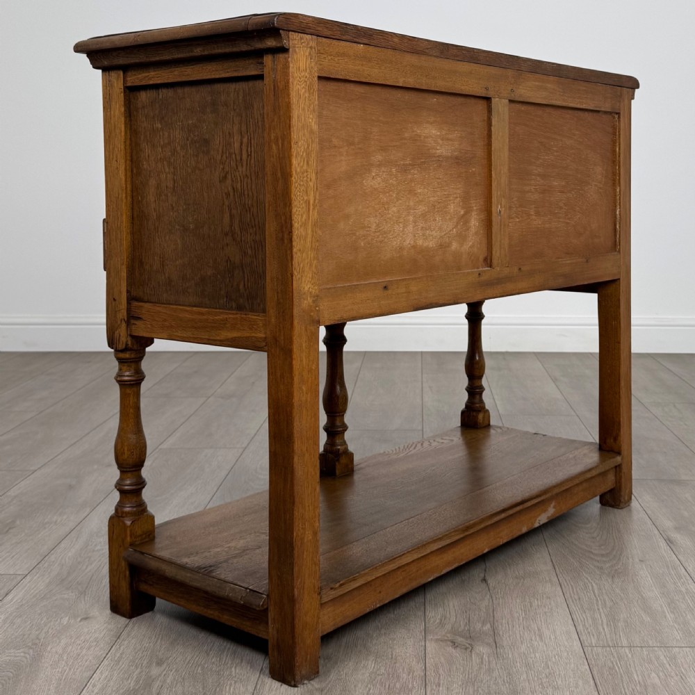 Antique 20th Century Good Quality Small Oak Dresser Base  View V
