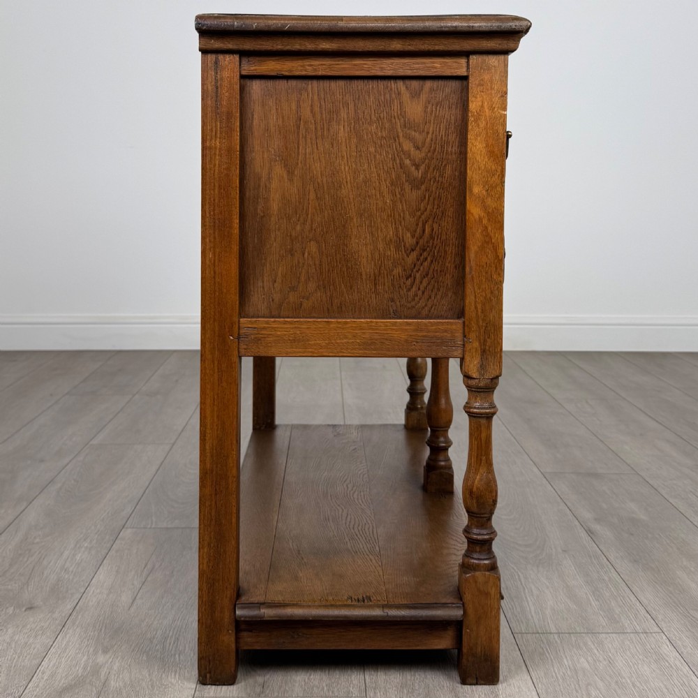 Antique 20th Century Good Quality Small Oak Dresser Base  View VIII