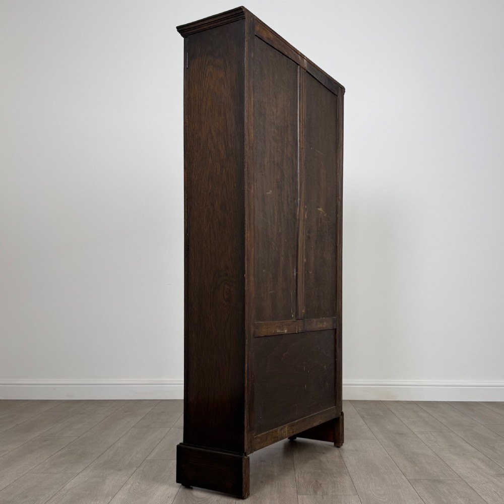  Antique 20th Century Good Quality Oak Display Cabinet  View VI