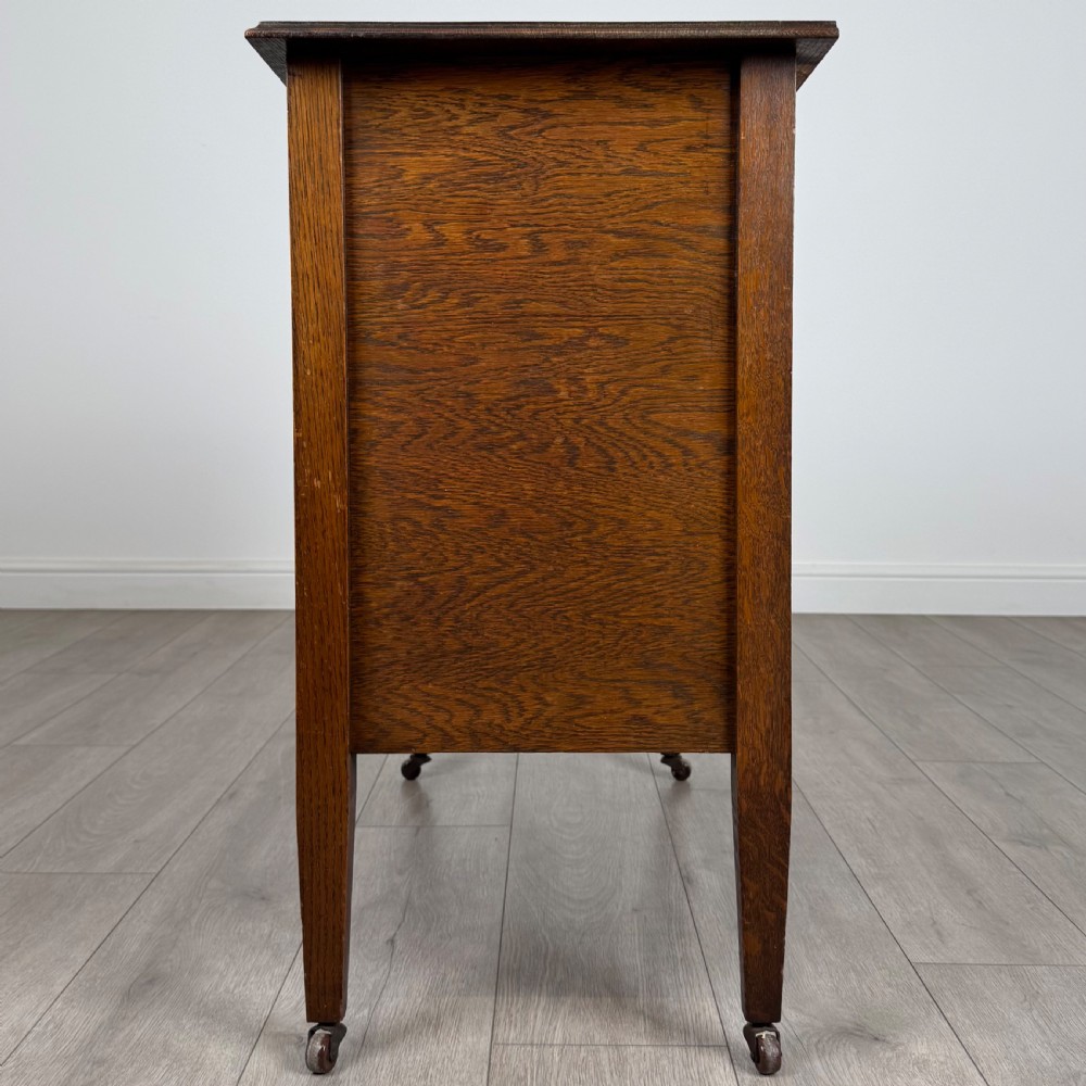 Antique 20th Century Good Quality Chest Of Drawers In Oak  View VI