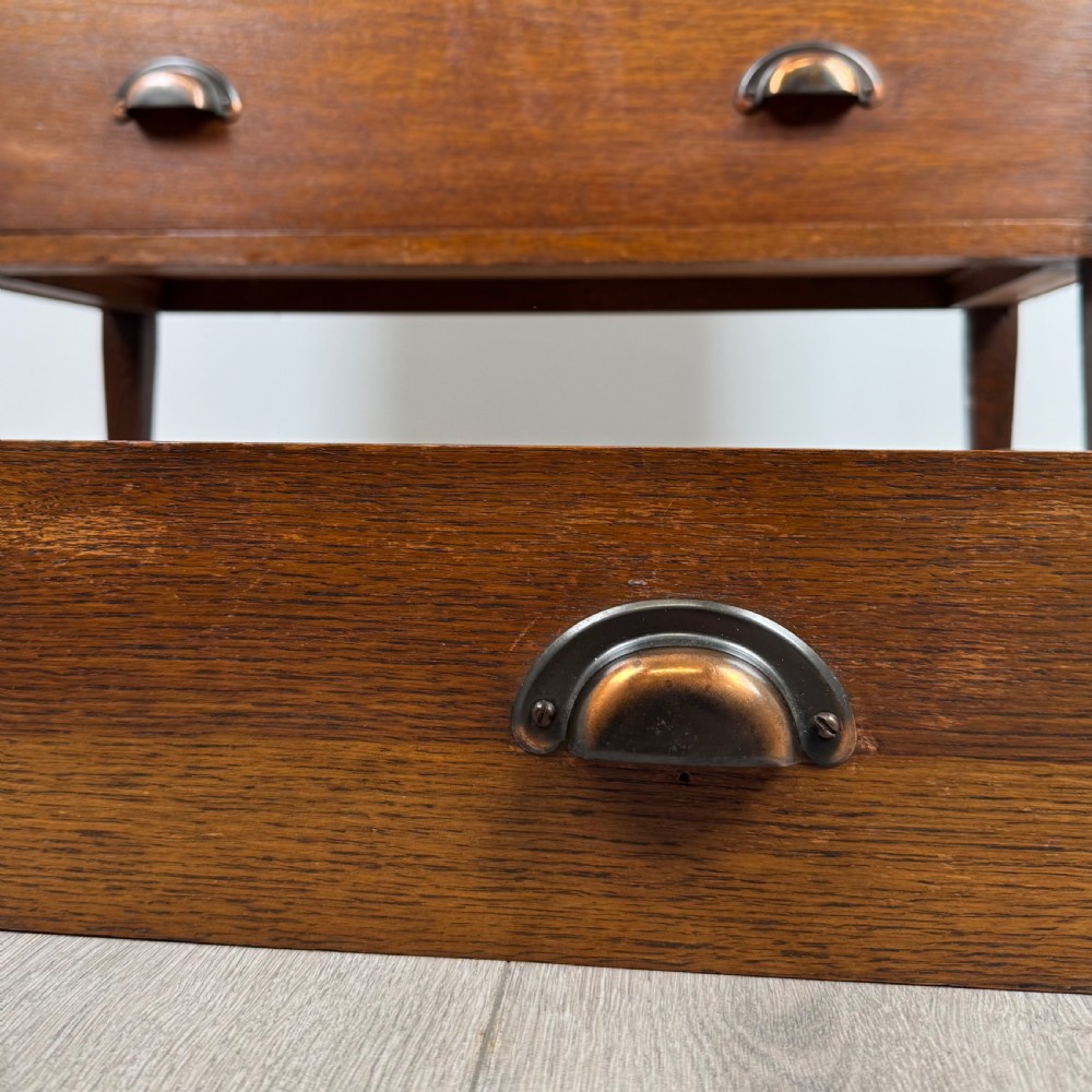 Antique 20th Century Good Quality Chest Of Drawers In Oak  View XV