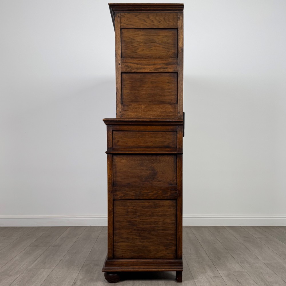 Antique 19th Century Good Quality Carved Oak Cupboard View IV