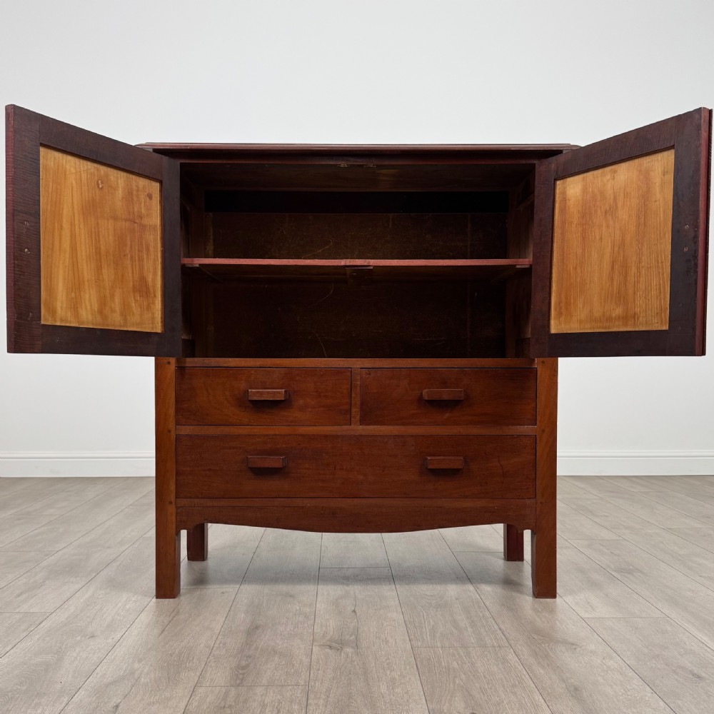 Antique 20th Century Good Quality Cupboard In Mahogany  View II