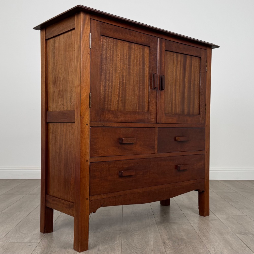 Antique 20th Century Good Quality Cupboard In Mahogany  View XV