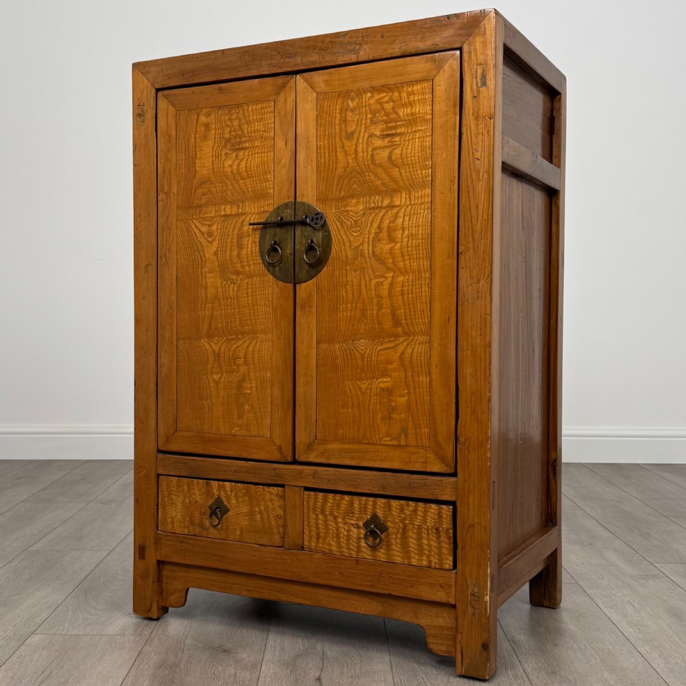  Antique 20th Century Chinese Cabinet In Oak  View III