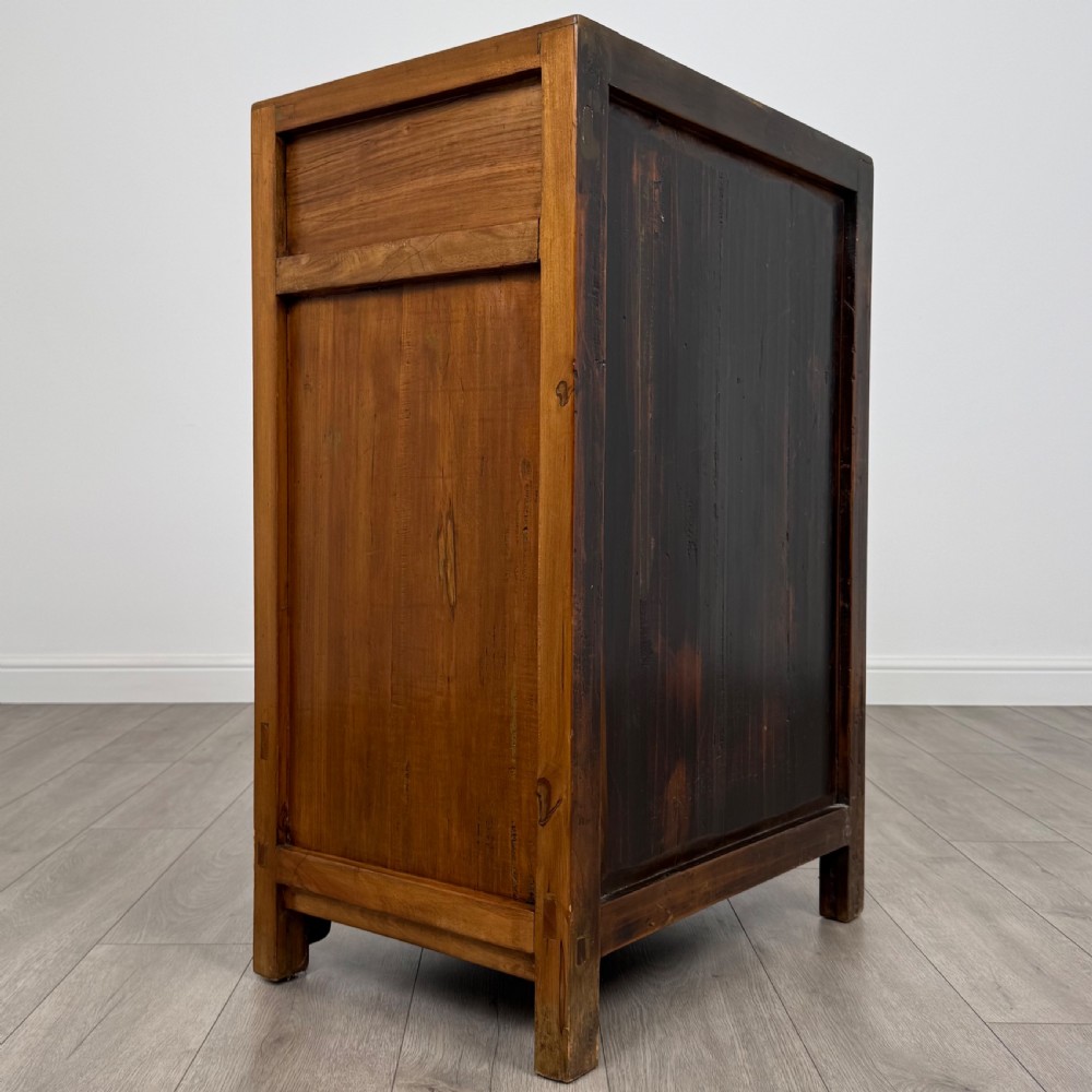  Antique 20th Century Chinese Cabinet In Oak  View V