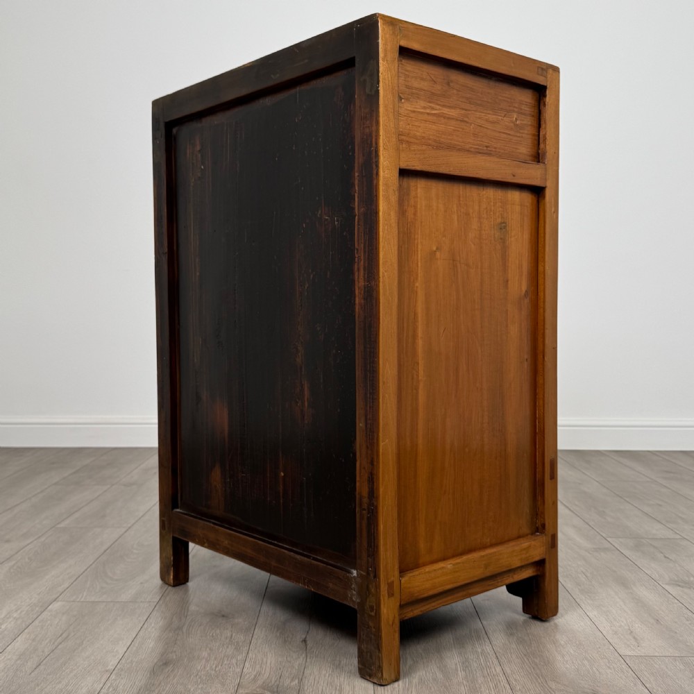  Antique 20th Century Chinese Cabinet In Oak  View VII