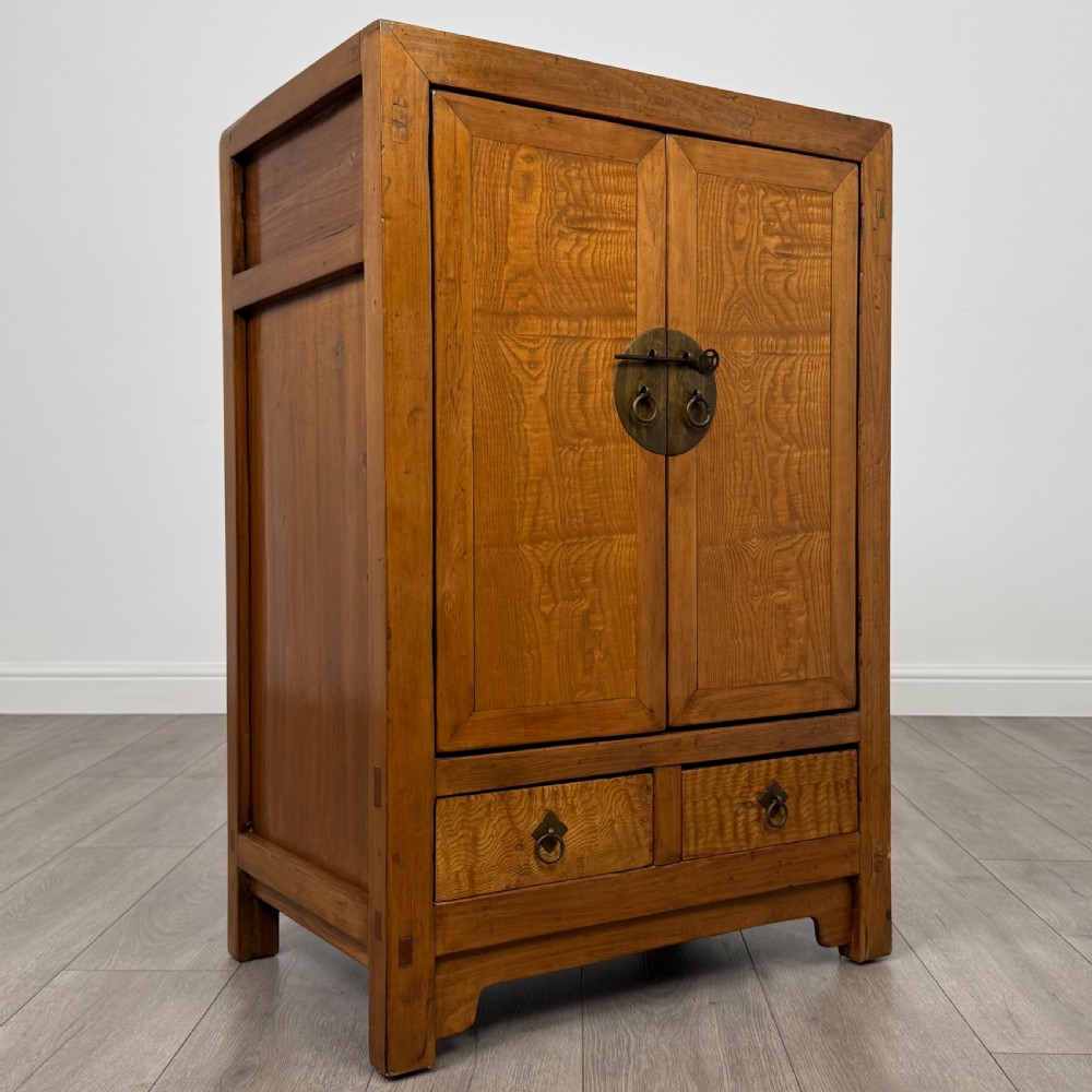 Antique 20th Century Chinese Cabinet In Oak  View IX
