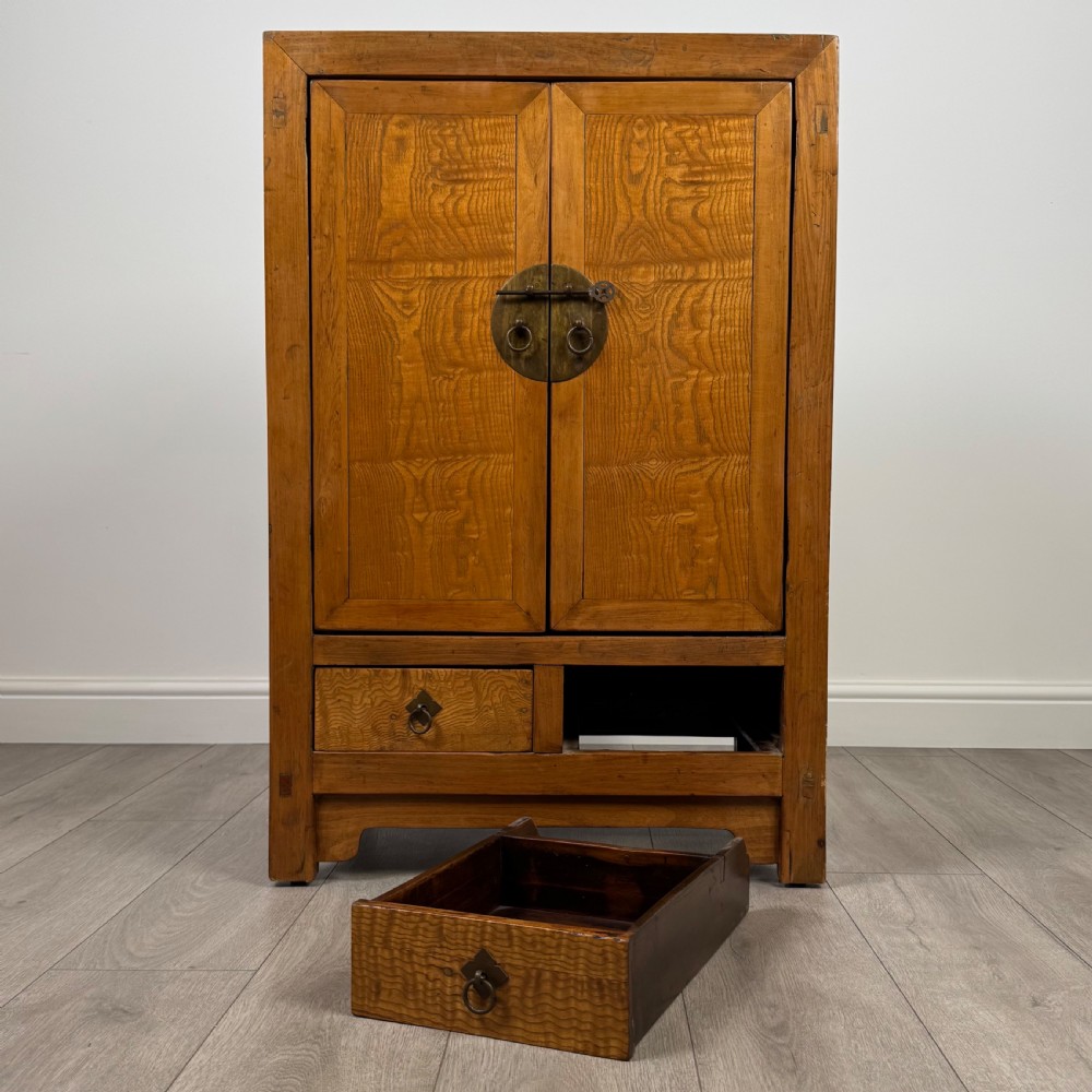  Antique 20th Century Chinese Cabinet In Oak  View XI