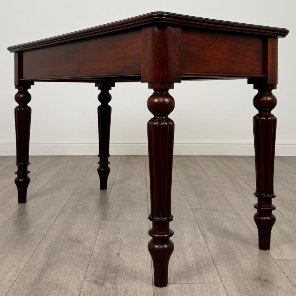 Antique 19th Century Fine Quality Writing Table In Mahogany  View VI