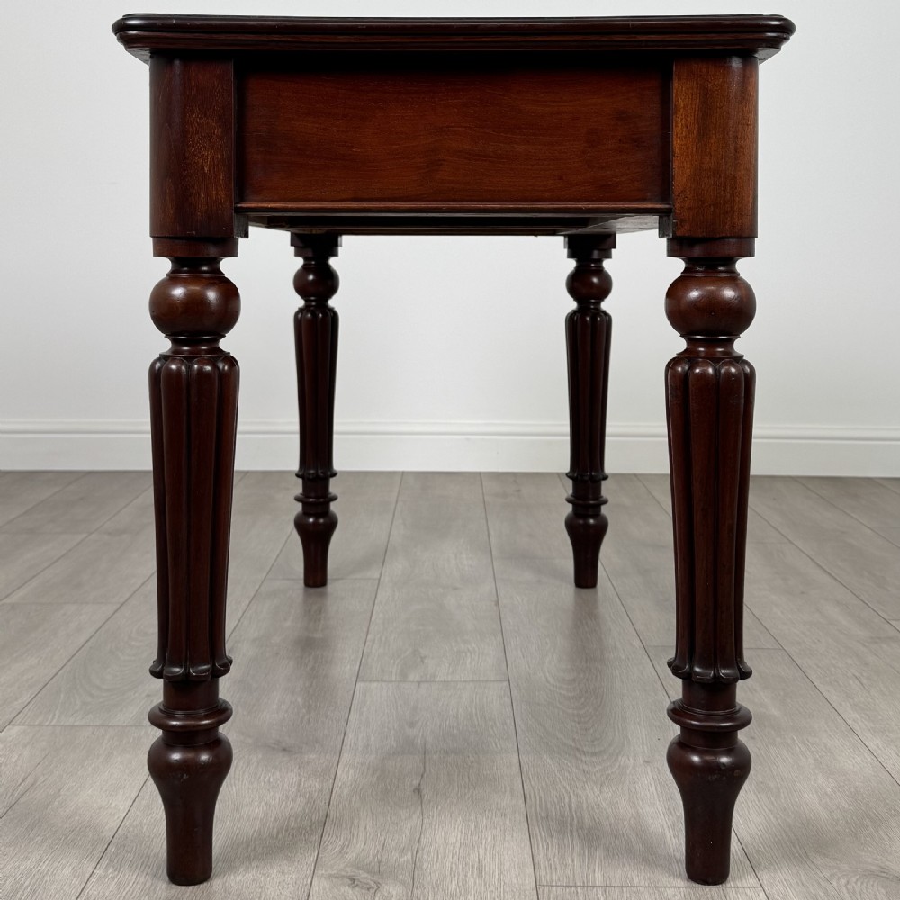 Antique 19th Century Fine Quality Writing Table In Mahogany  View VII