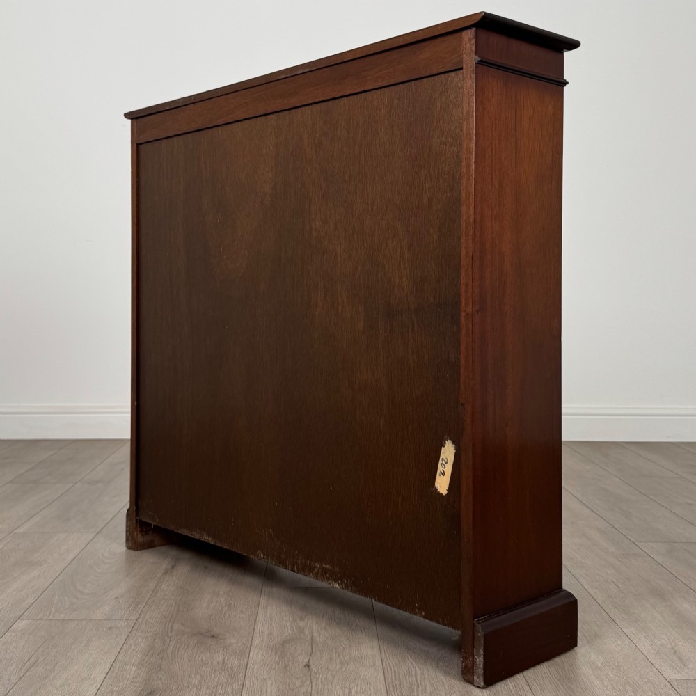 Antique 20th Century Open Bookcase In Mahogany  View VIII