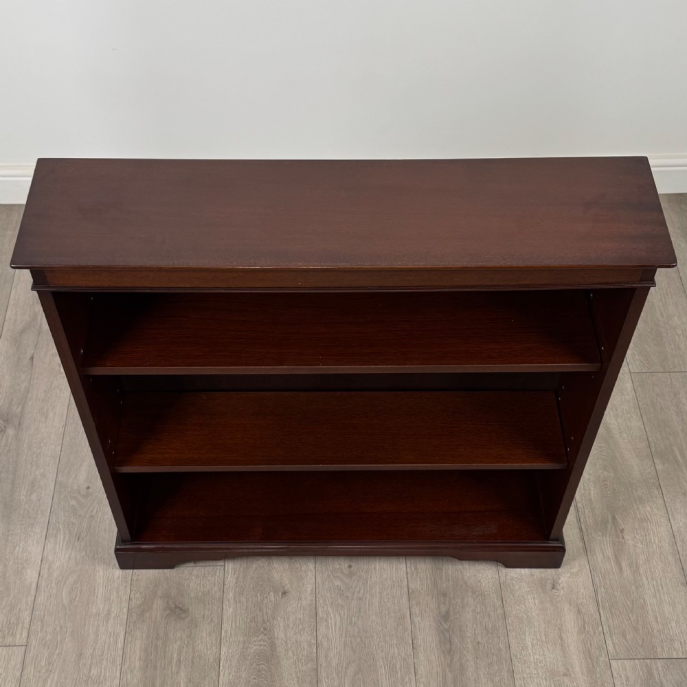 Antique 20th Century Open Bookcase In Mahogany  View XI