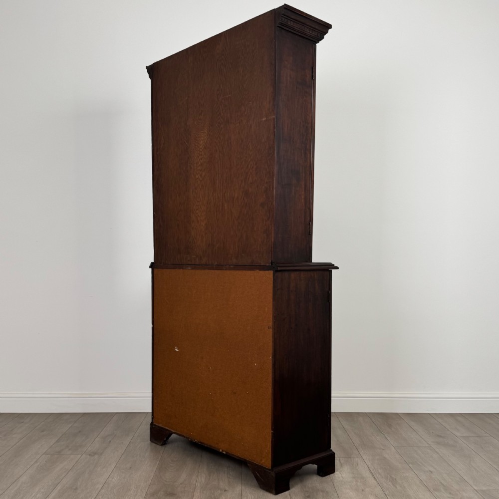 Antique 19th Century Astral Glazed Bookcase In Mahogany  View VIII