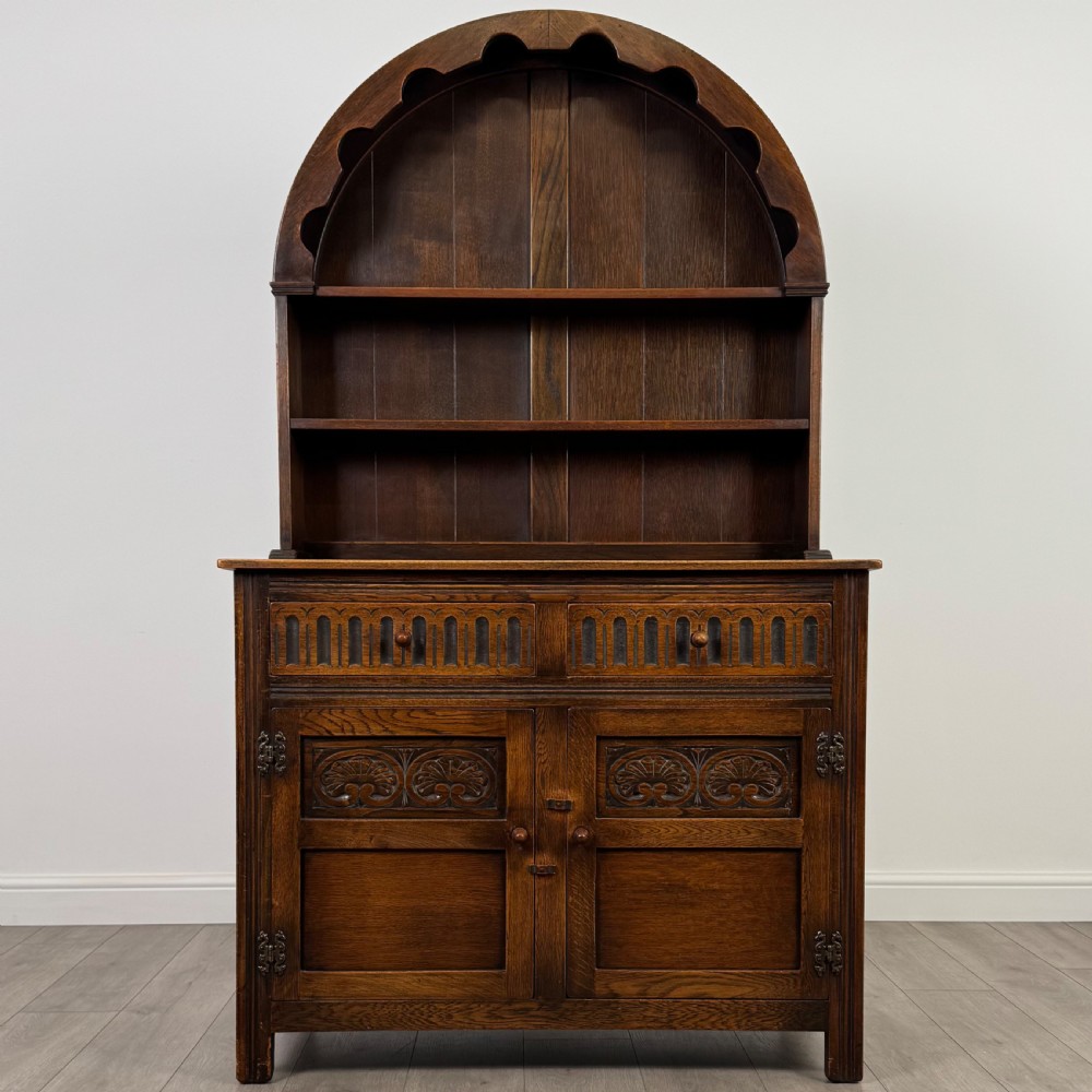  Antique 20th Century Good Quality Dresser In Oak 