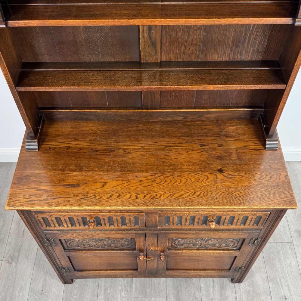  Antique 20th Century Good Quality Dresser In Oak  View X