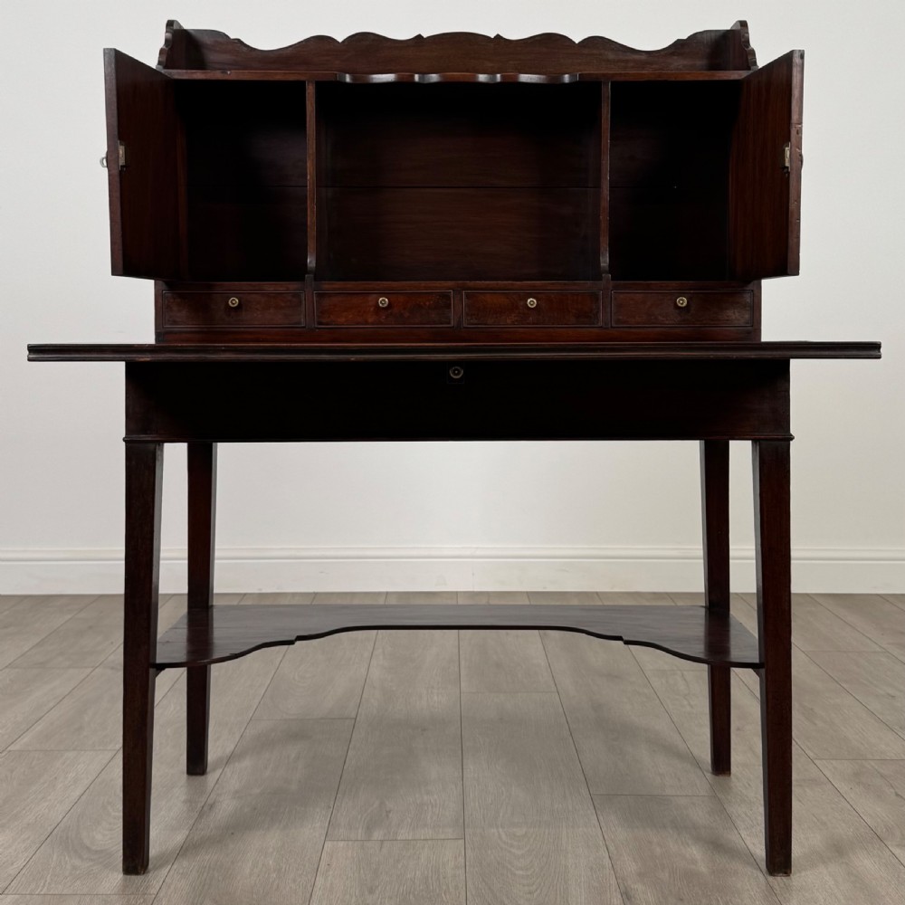 Antique 18th Century Unusual Desk In Mahogany View II
