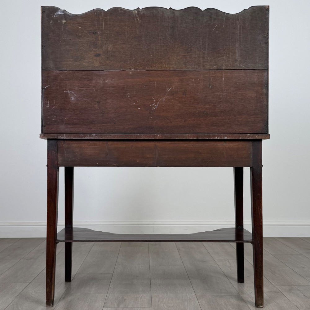 Antique 18th Century Unusual Desk In Mahogany View VI