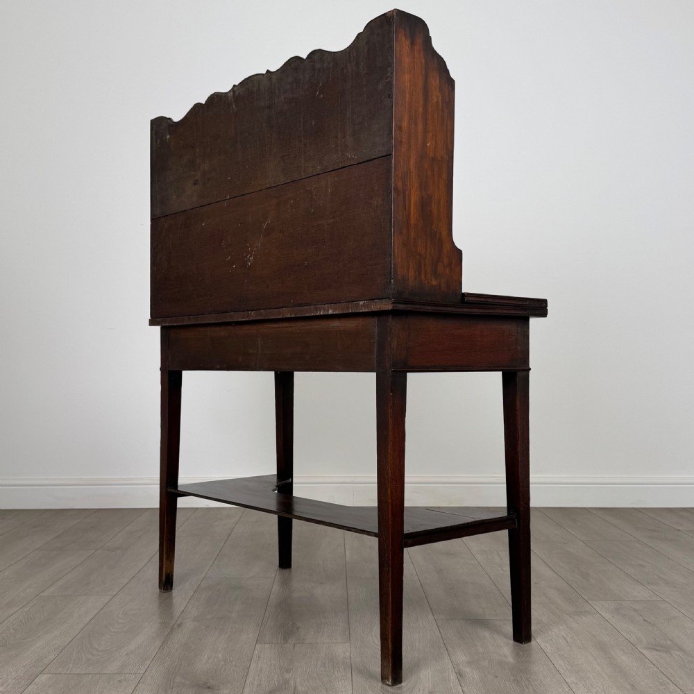 Antique 18th Century Unusual Desk In Mahogany View VII