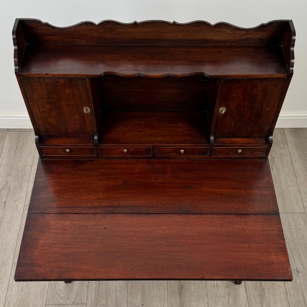 Antique 18th Century Unusual Desk In Mahogany View XI