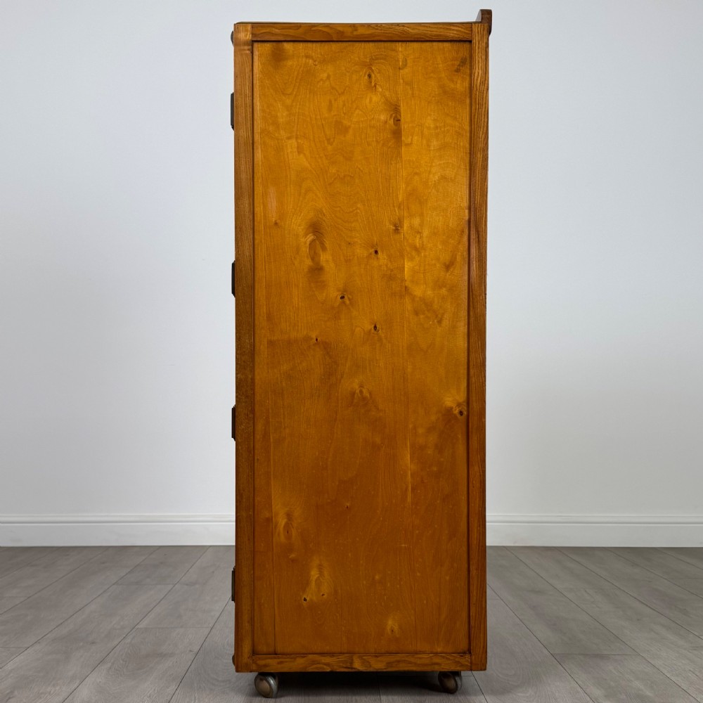  Antique 19th Century Unusual Cabinet In Oak  View IV