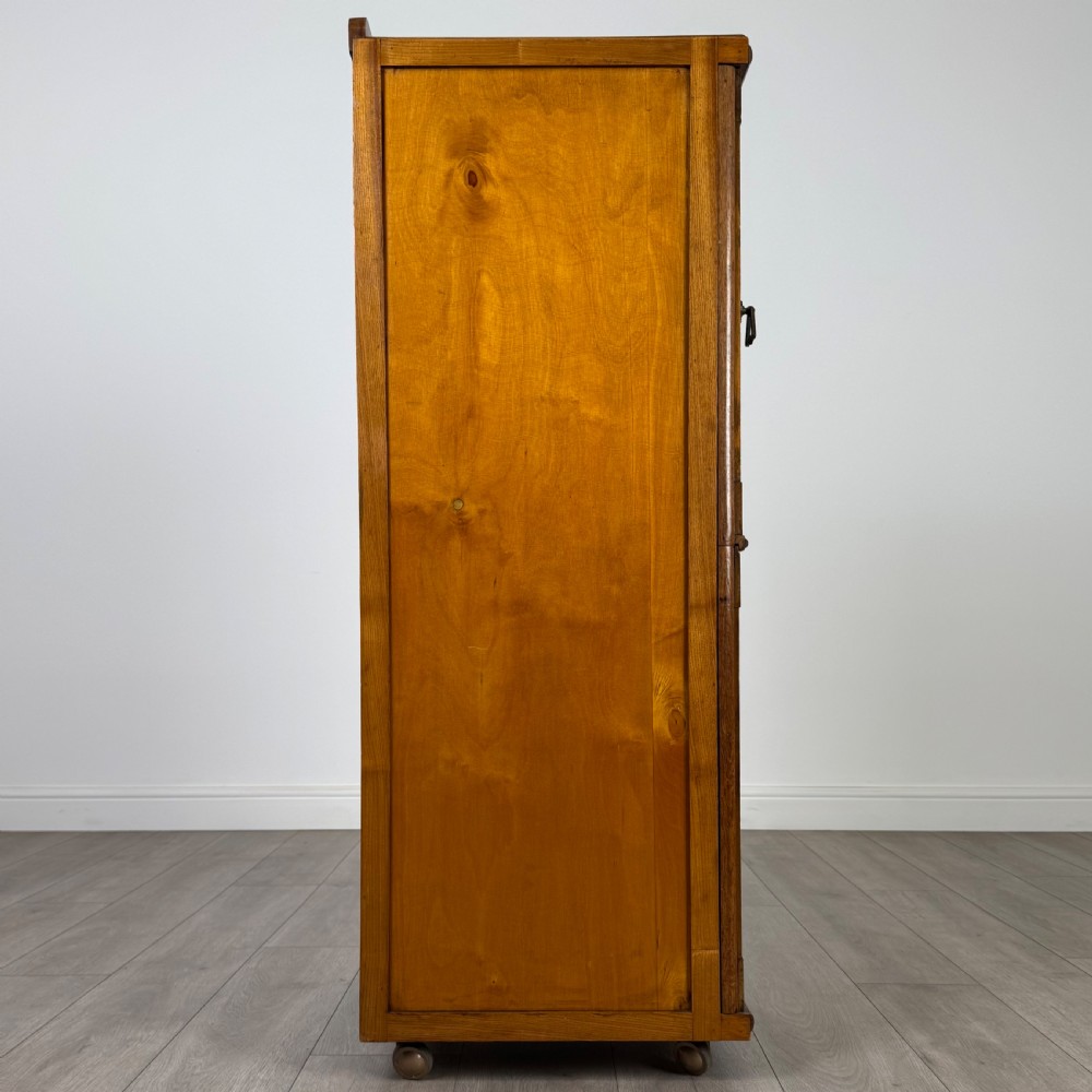  Antique 19th Century Unusual Cabinet In Oak  View VIII