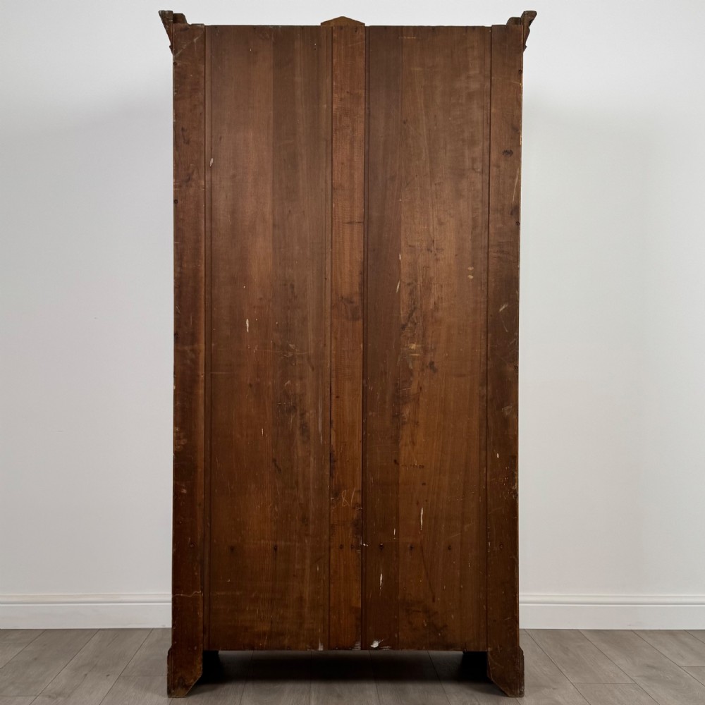 Antique 19th Century Good Quality Wardrobe In Golden Oak View VI