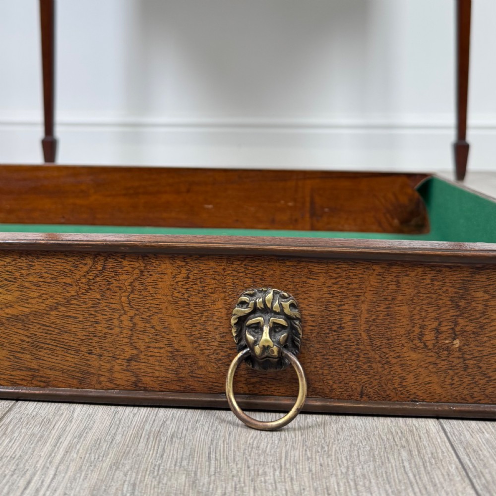 Antique 20th Century Georgian Style Mahogany Writing Table  View XI