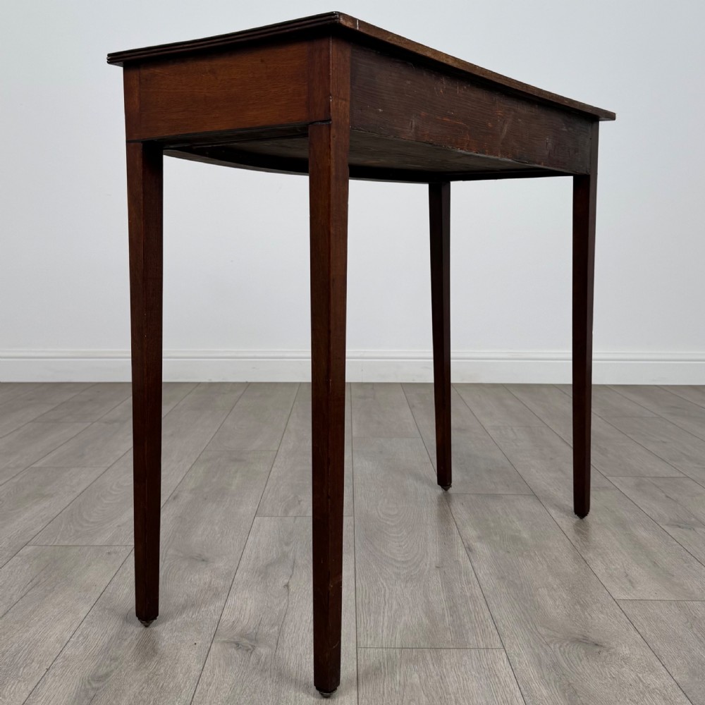  Antique 18th Century Bow Front Writing Table In Mahogany  View IV