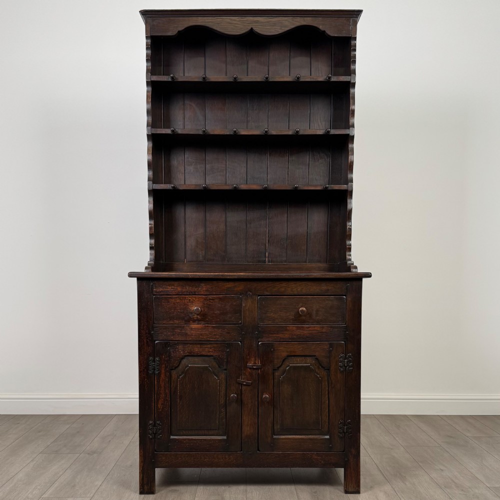 Antique 20th Century Small Oak Dresser 