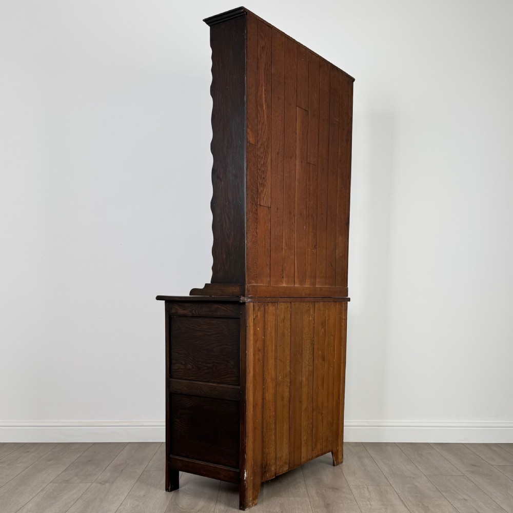 Antique 20th Century Small Oak Dresser  View V