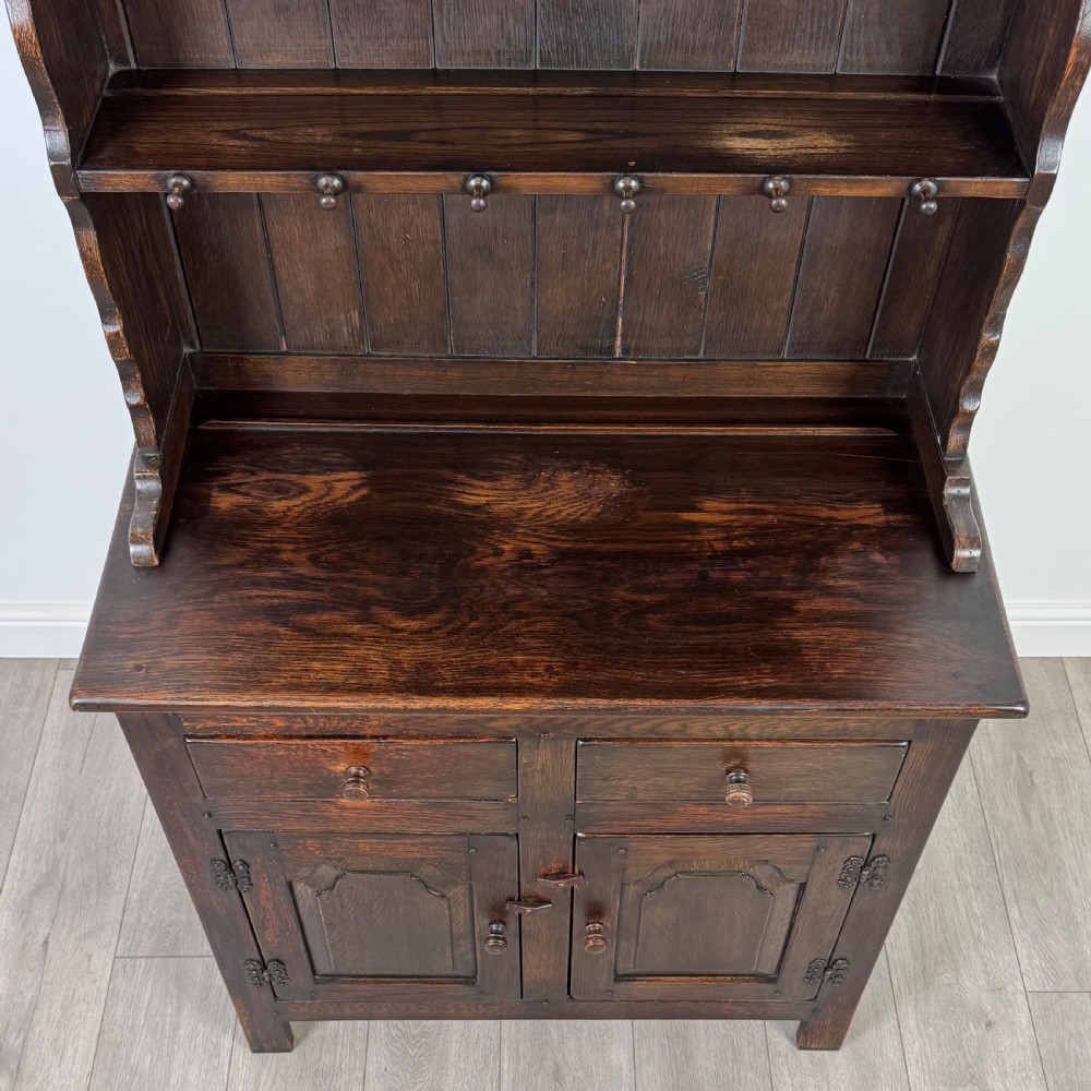 Antique 20th Century Small Oak Dresser  View X