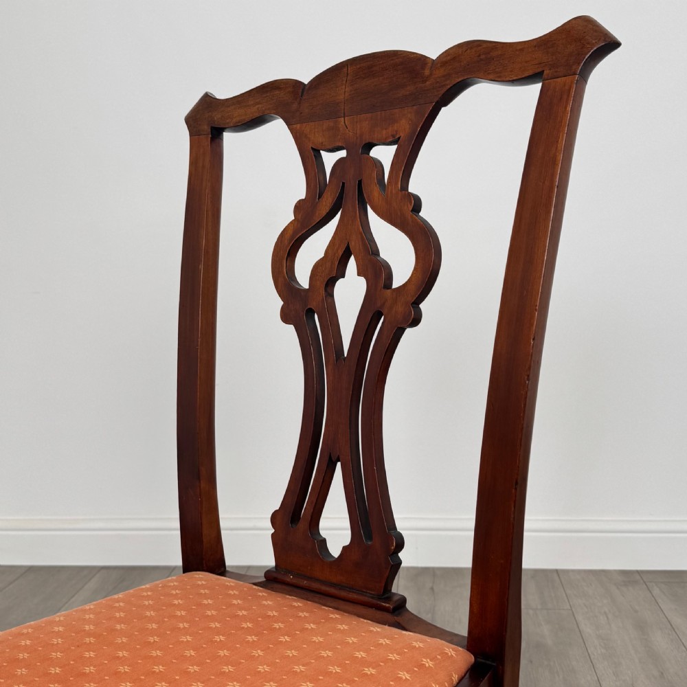 Antique 20th Century Set Of 8 Good Quality Dining Chairs View V
