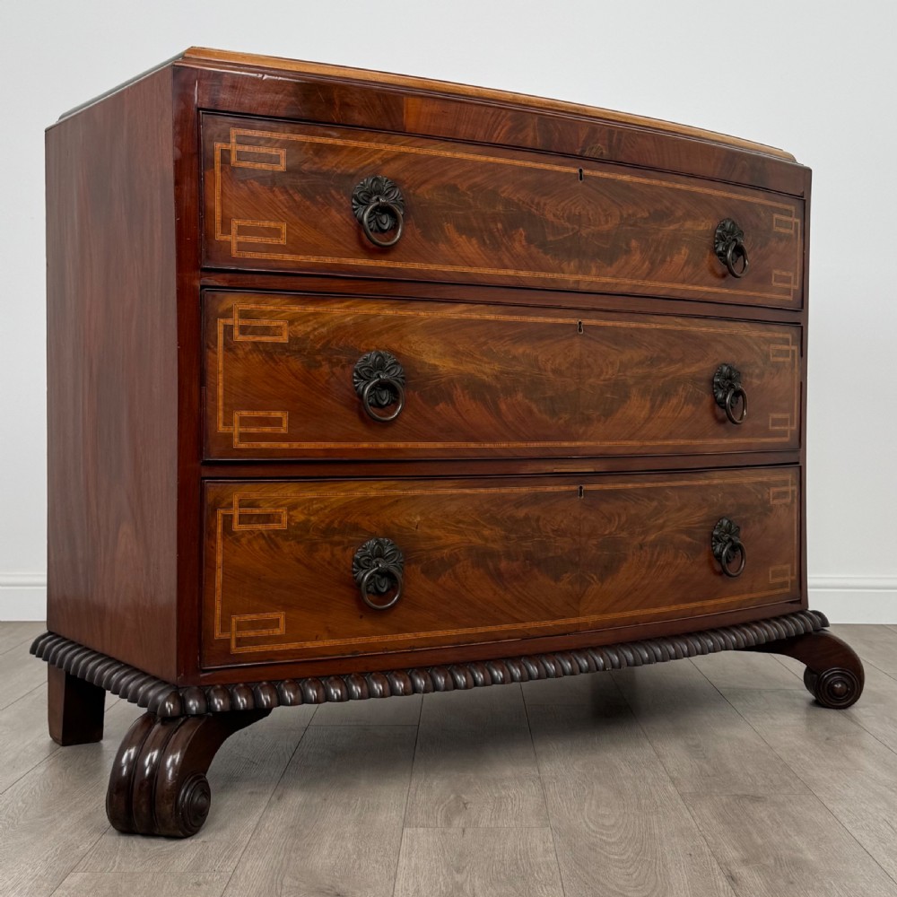 Antique 19th Century Chest Of Drawers In Mahogany  View VIII