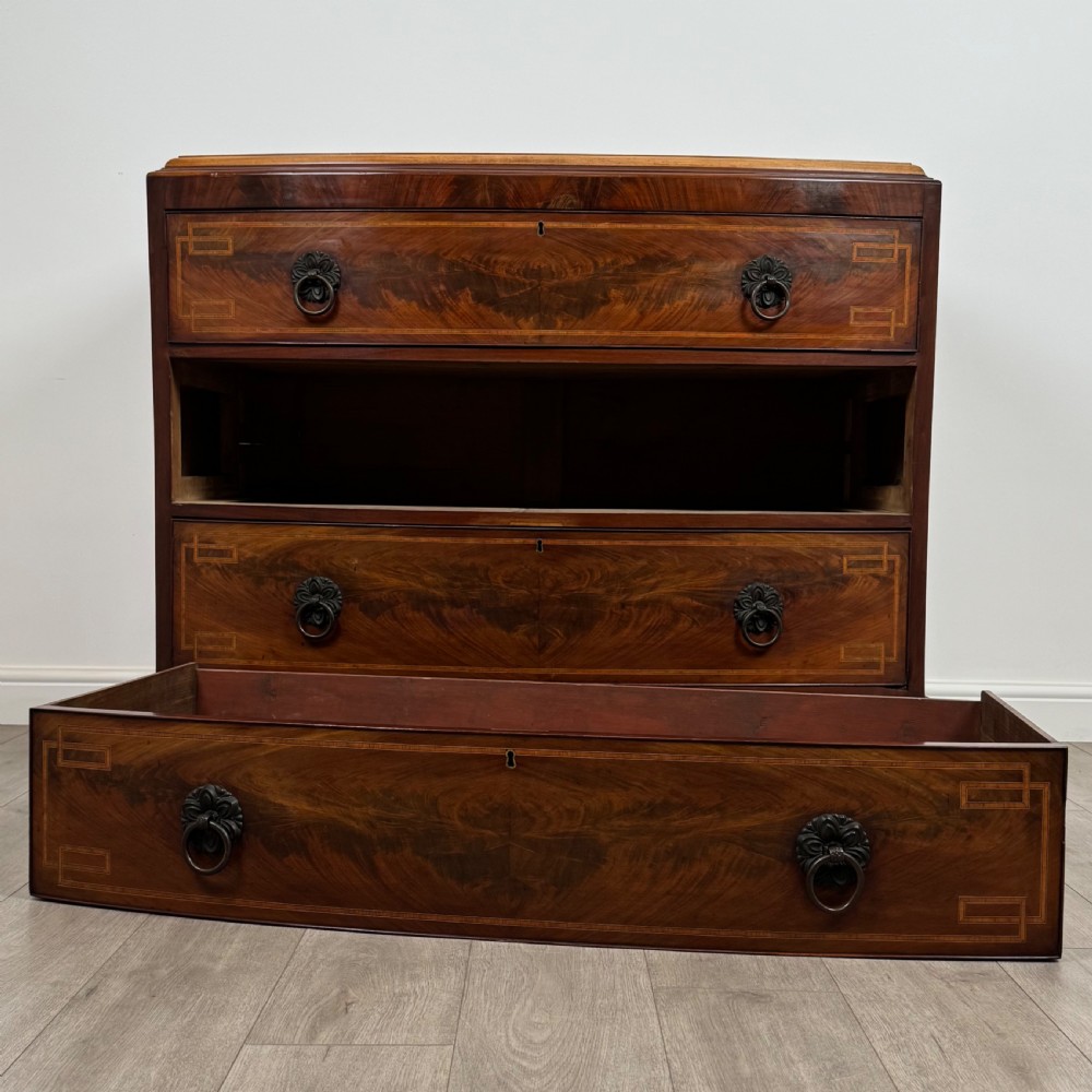 Antique 19th Century Chest Of Drawers In Mahogany  View X