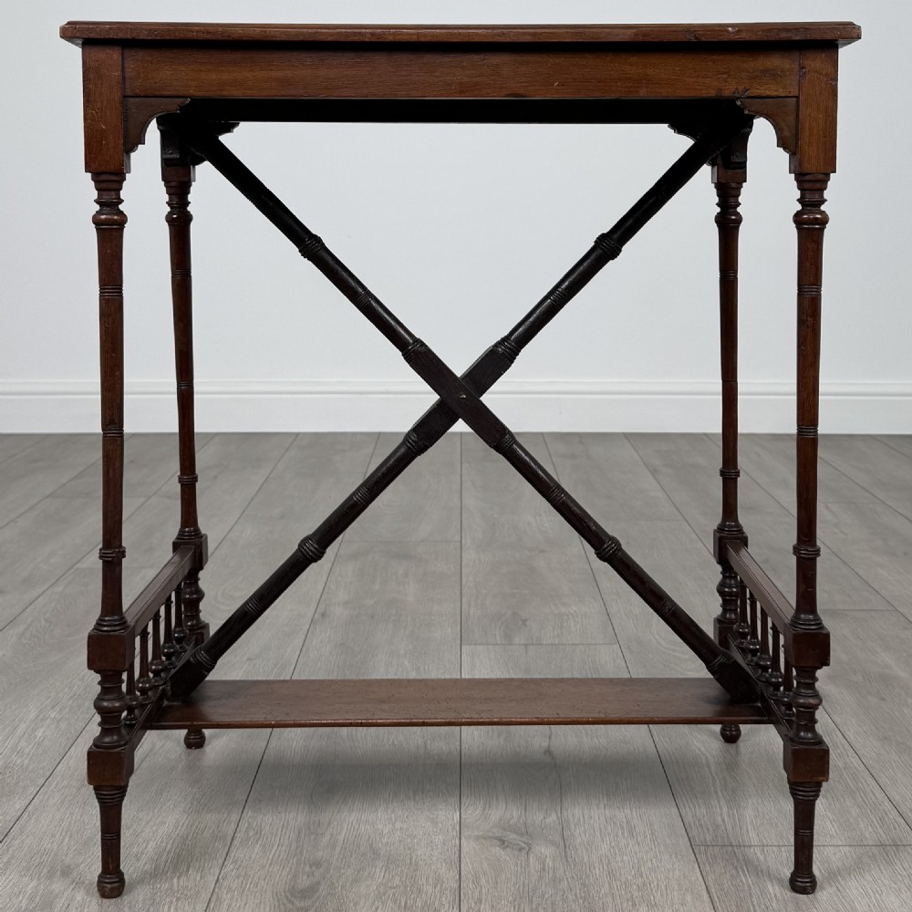 Antique 19th Century Side Table In Mahogany 