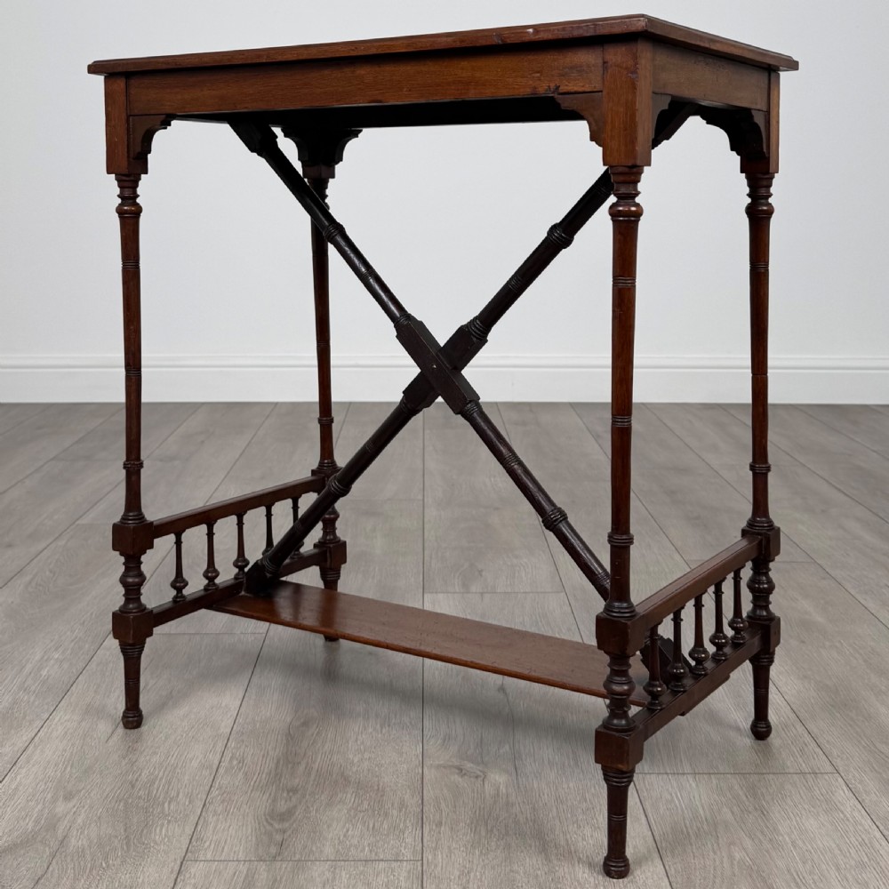 Antique 19th Century Side Table In Mahogany  View II