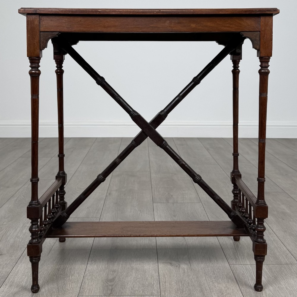 Antique 19th Century Side Table In Mahogany  View V