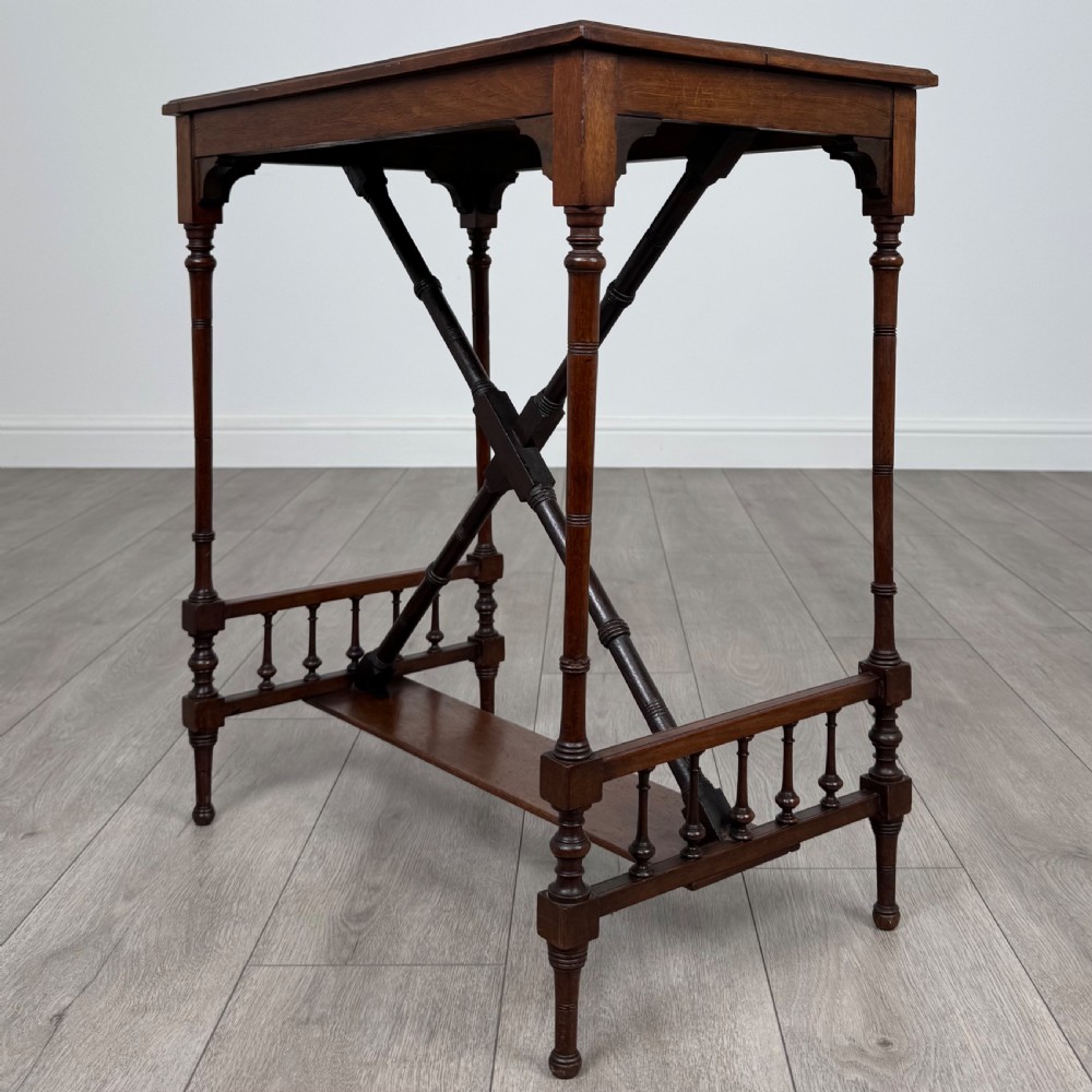 Antique 19th Century Side Table In Mahogany  View VII