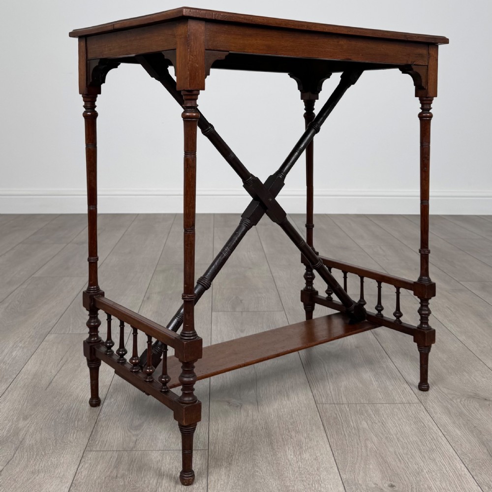 Antique 19th Century Side Table In Mahogany  View VIII