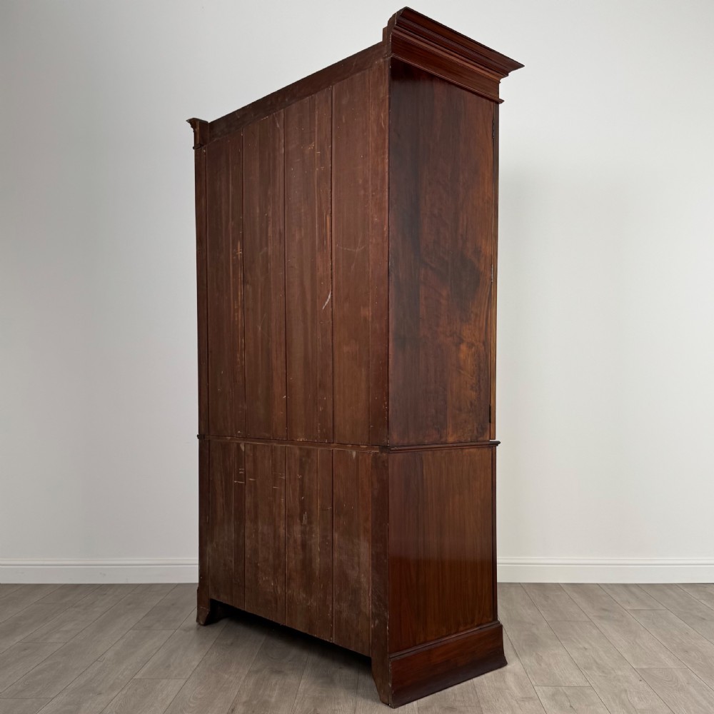 Antique 19th Century Fine Quality Linen Press Cupboard  View VII
