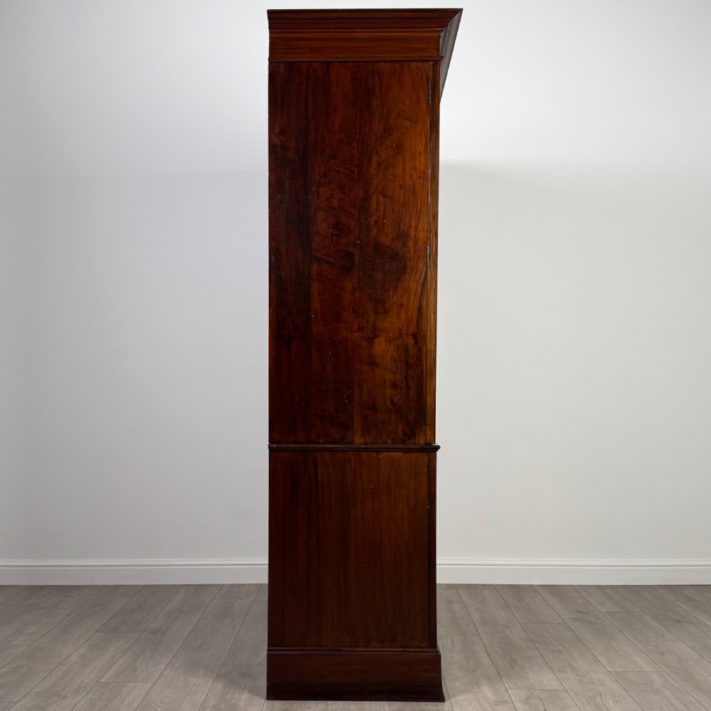 Antique 19th Century Fine Quality Linen Press Cupboard  View VIII