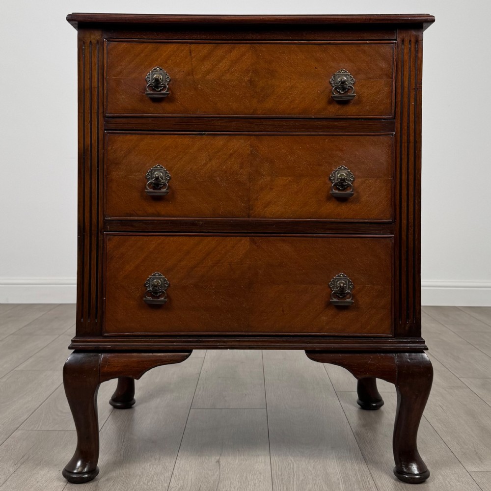  Antique 20th Century Small Mahogany Chest Of Drawers 