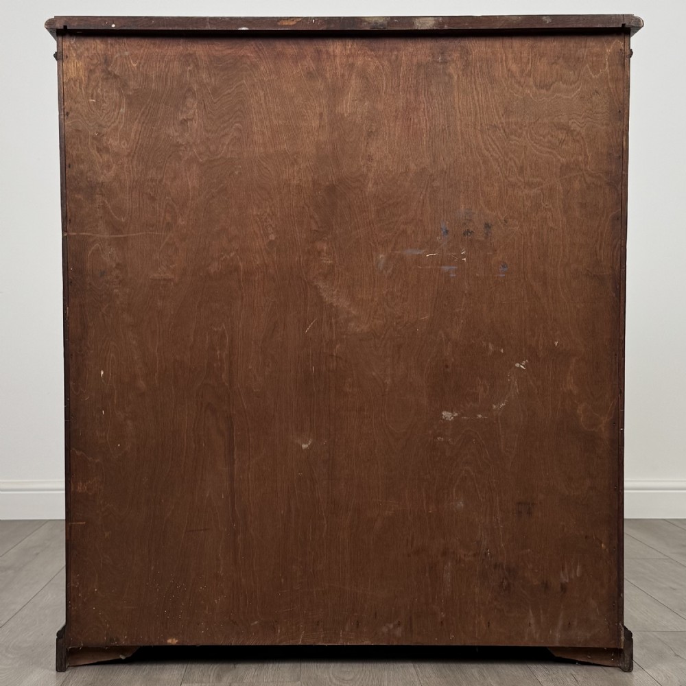 Antique 19th Century Good Quality Open Bookcase In Mahogany  View VI