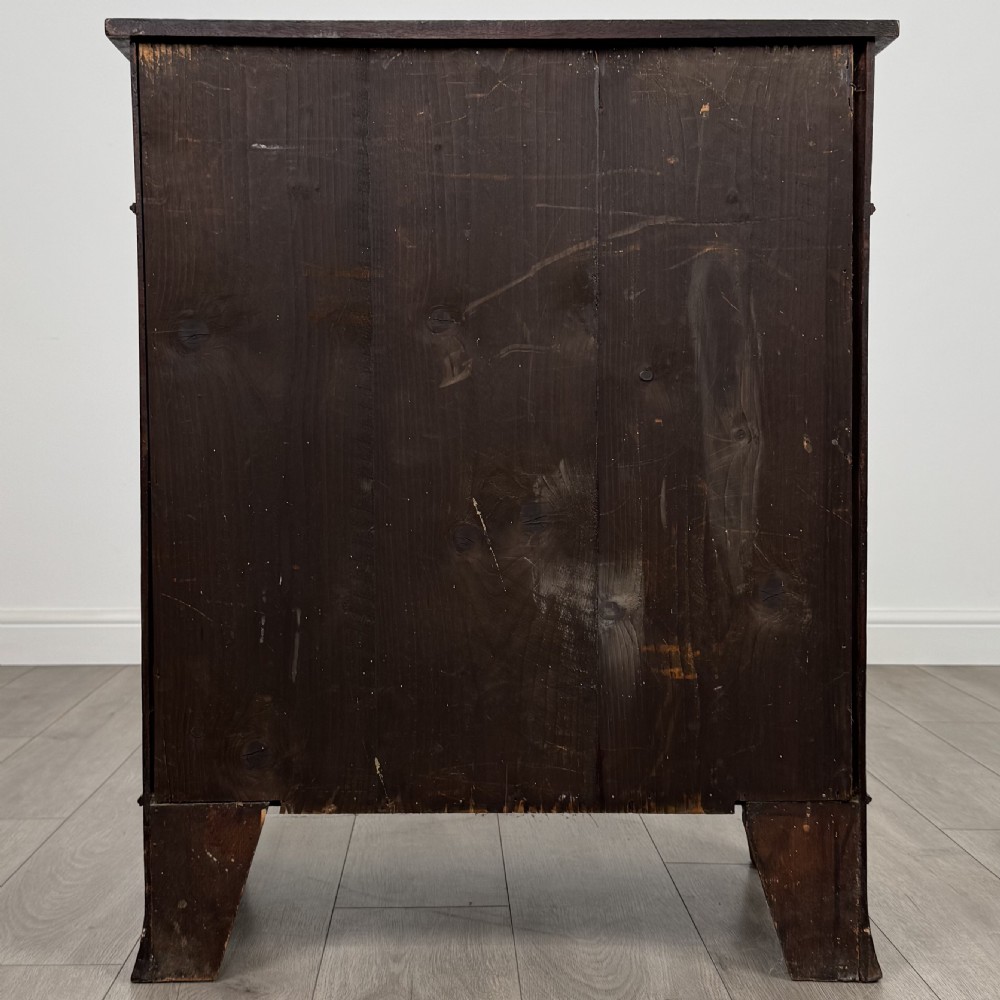 Antique 19th Century Serpentine Cupboard In Mahogany  View VI