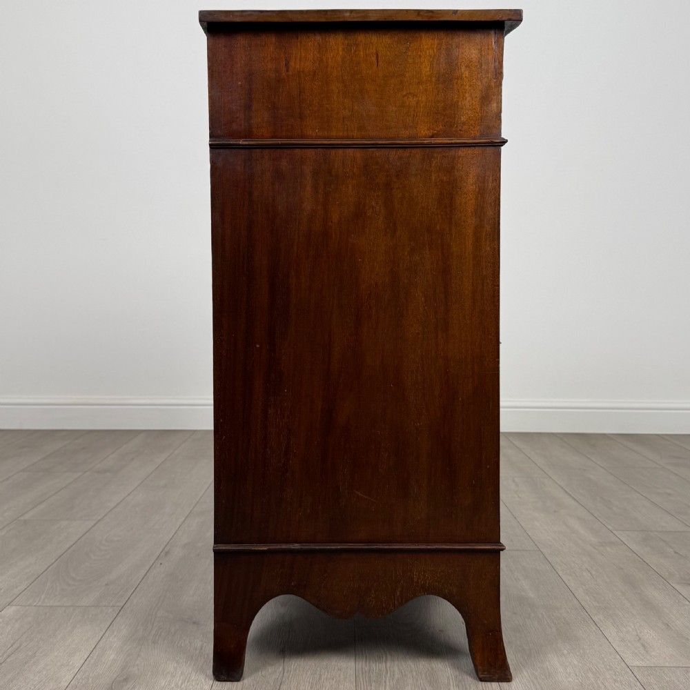Antique 19th Century Serpentine Cupboard In Mahogany  View VIII