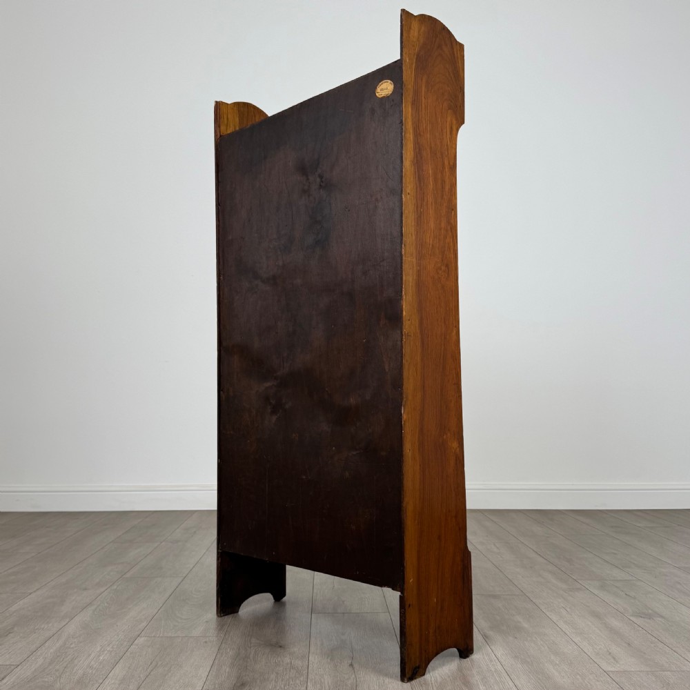 Antique 20th Century Golden Oak Open Bookcase  View VII