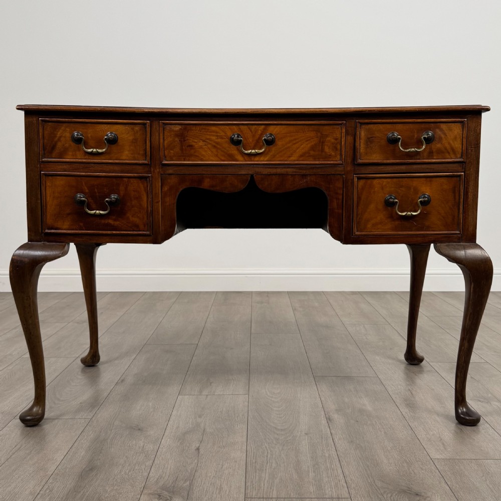 Antique 20th Century Good Quality Writing Table In Mahogany 