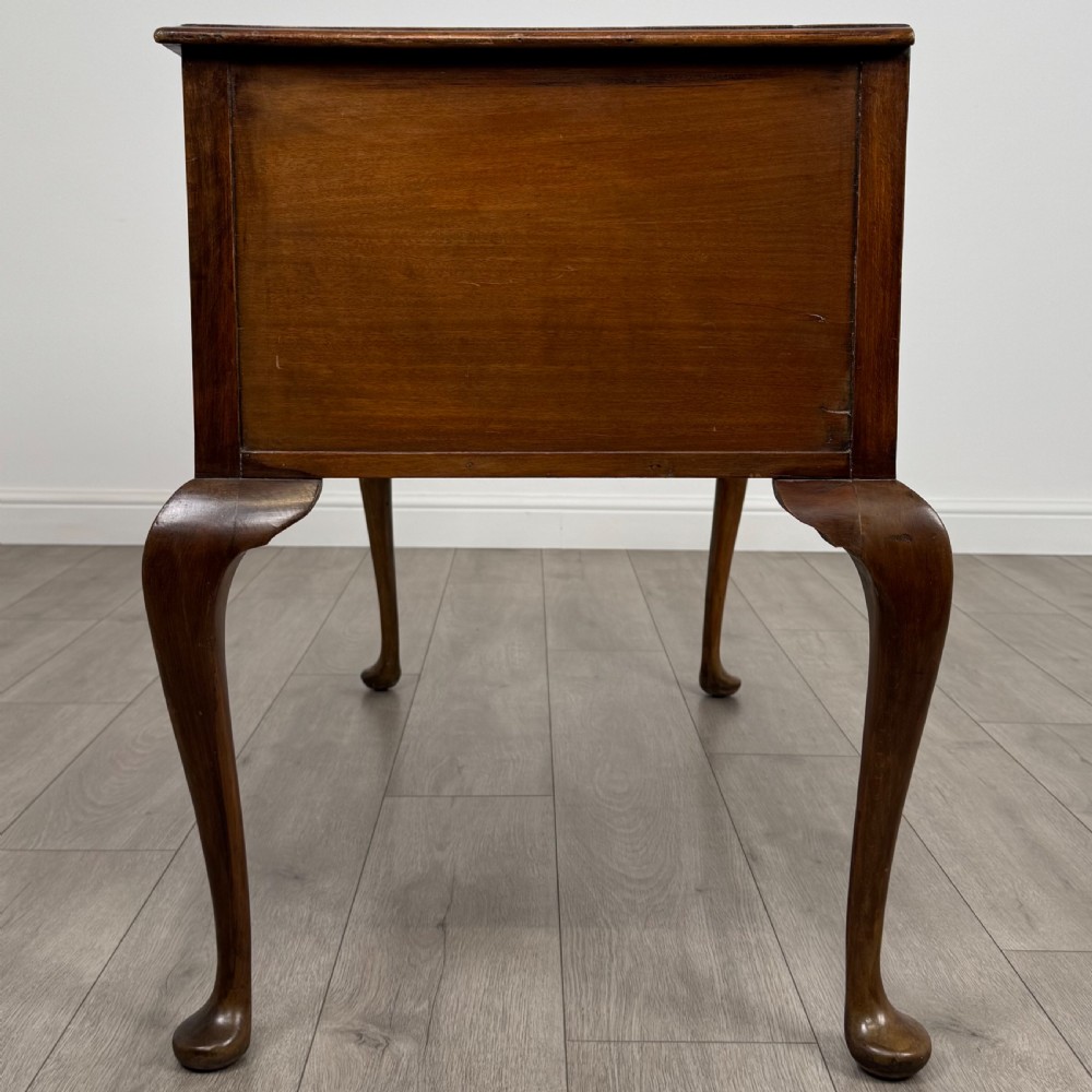 Antique 20th Century Good Quality Writing Table In Mahogany  View III
